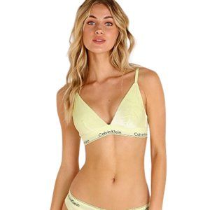 Calvin Klein Modern Cotton Velvet Rib Triangle Bra